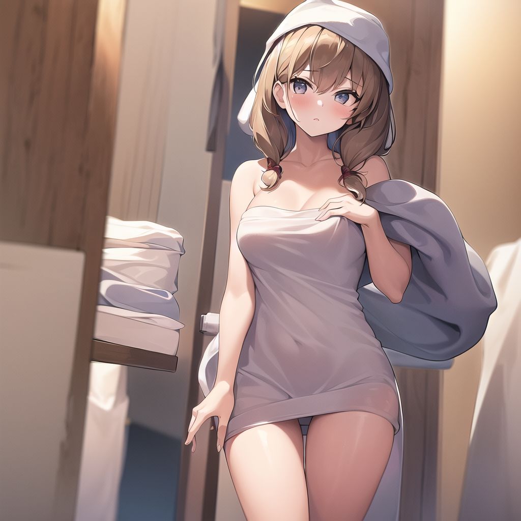 girl with towel by Gerador de imagens com IA gratuito - Sem login necessário✨ | AIGAZOU