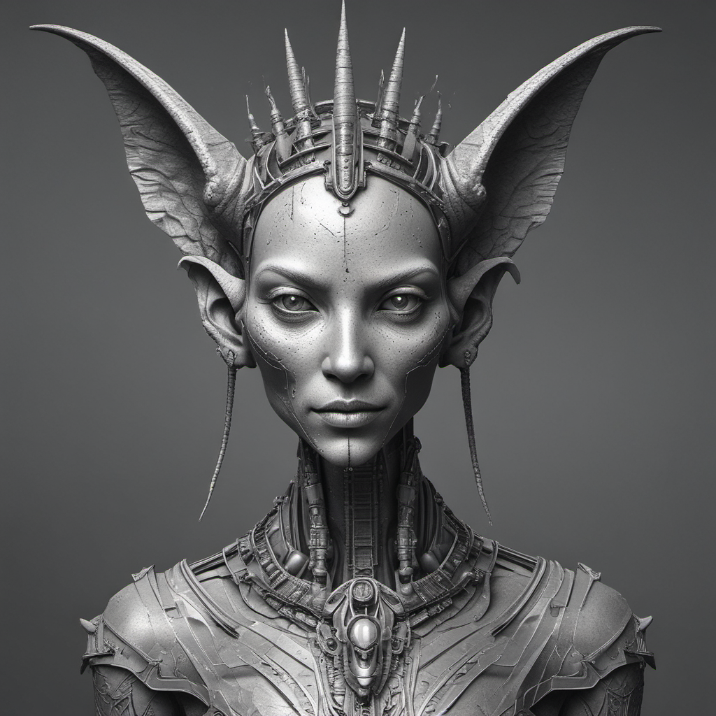 being with elongated head pointed ears teeth by Free AI Image Generator & Maker - No login required✨ | AIGAZOU