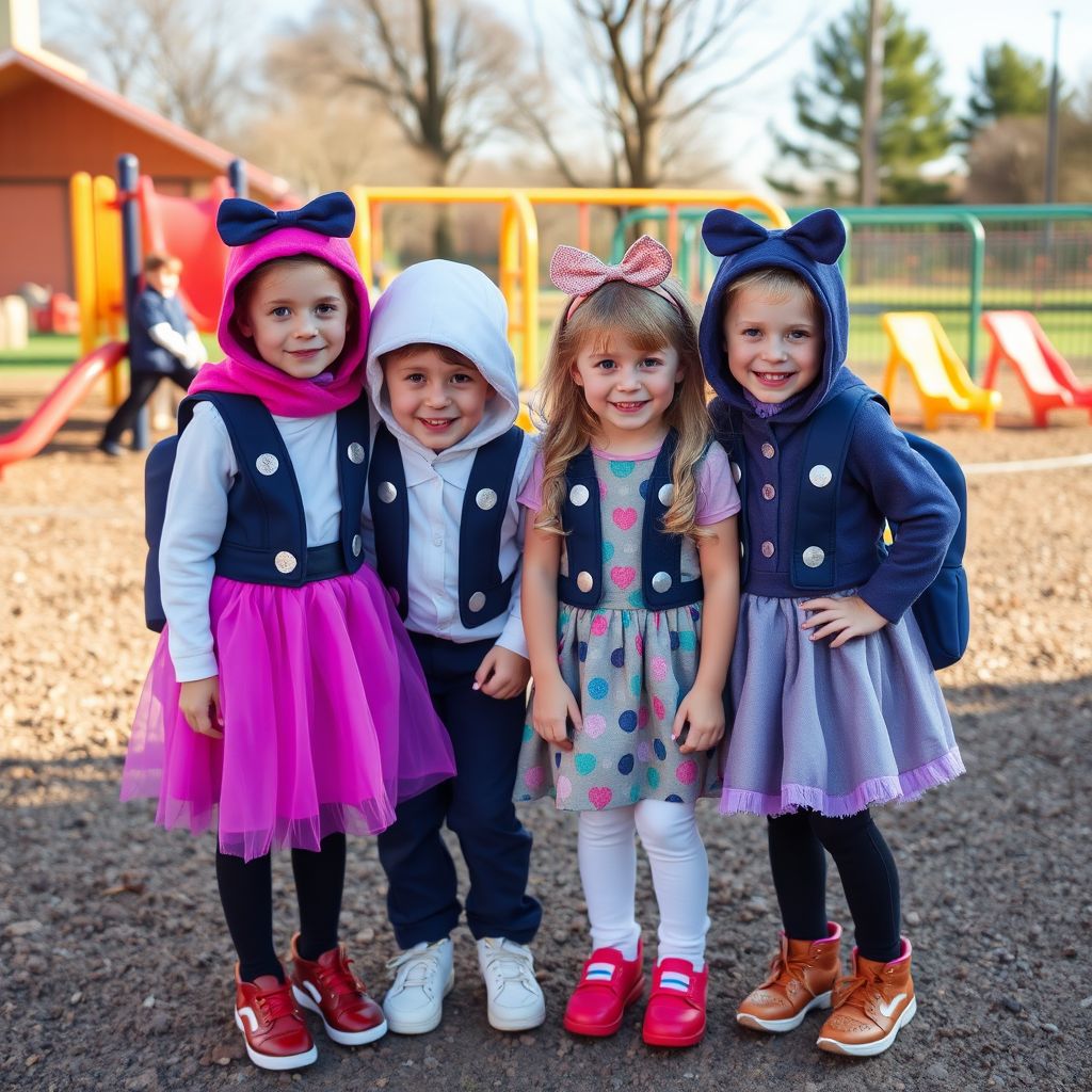 playground boys dressed as cute girls by Free AI Image Generator & Maker - No login required✨ | AIGAZOU