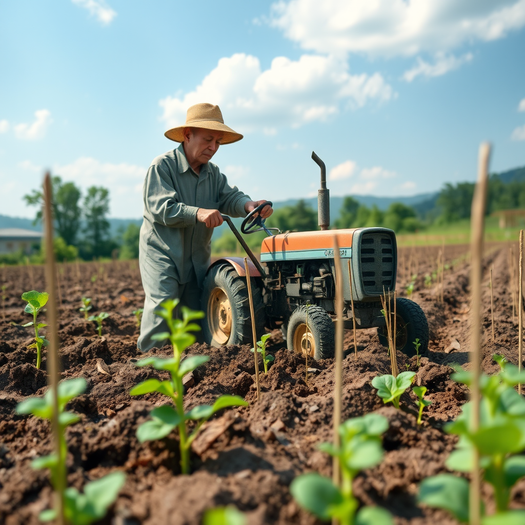 farming in sun reading in rain by Free AI Image Generator & Maker - No login required✨ | AIGAZOU