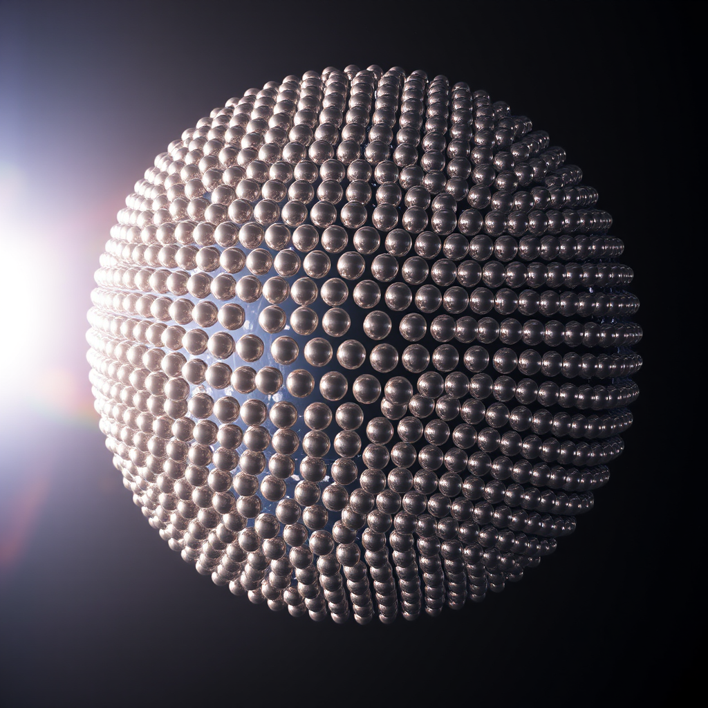 million followgram spheres spiral pole perfect image by Free AI Image Generator & Maker - No login required✨ | AIGAZOU