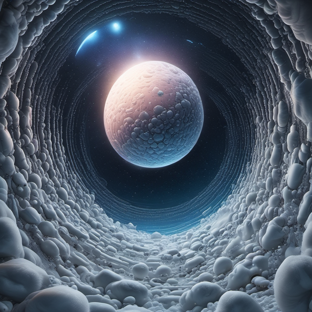 million hologram spheres spiral pole perfect image by Free AI Image Generator & Maker - No login required✨ | AIGAZOU