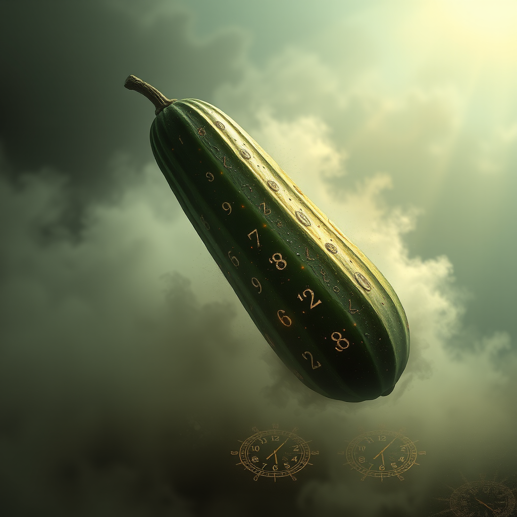 surreal luminous cucumber dreamlike landscape dali esque by Free AI Image Generator & Maker - No login required✨ | AIGAZOU