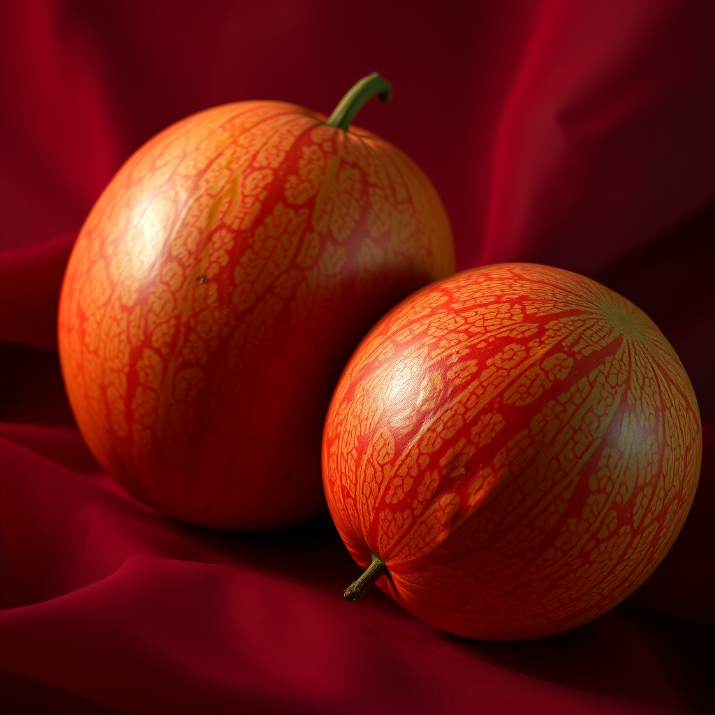 surreal melons red green dreamlike mystery by Free AI Image Generator & Maker - No login required✨ | AIGAZOU