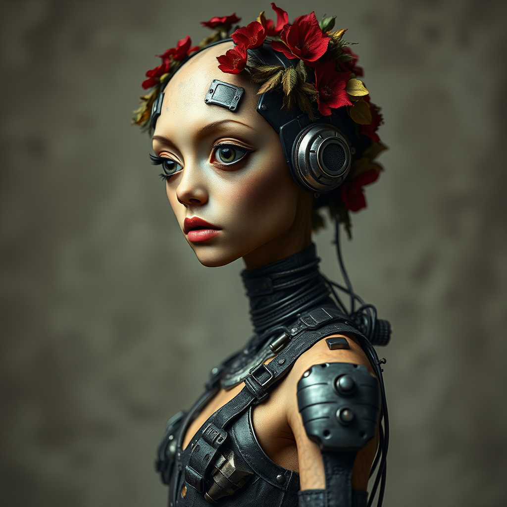 stylized portrait female alien figure by Free AI Image Generator & Maker - No login required✨ | AIGAZOU