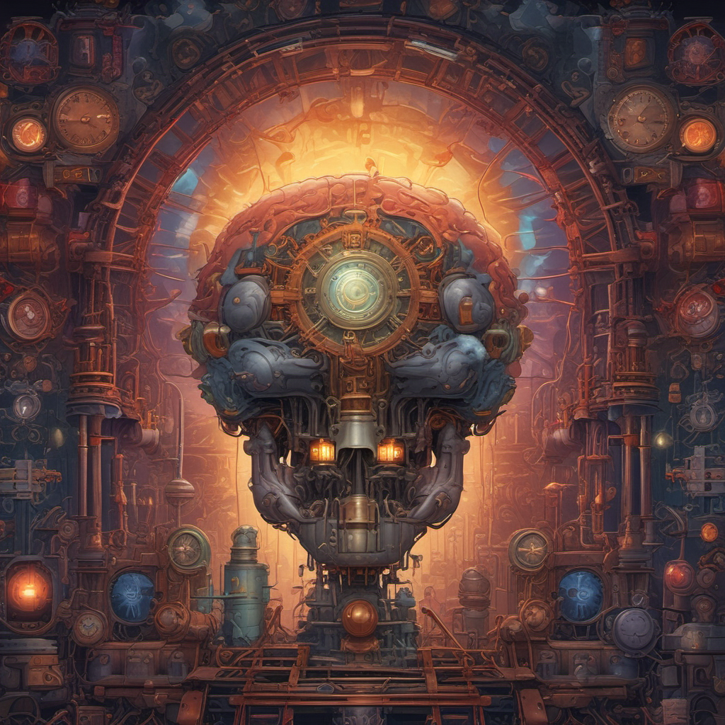 steampunk giant brain powered by steam engine by Free AI Image Generator & Maker - No login required✨ | AIGAZOU