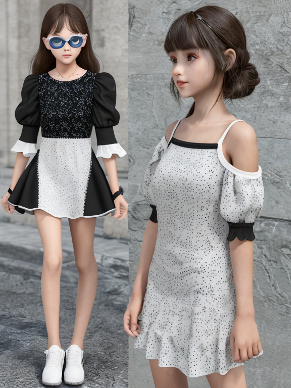 2025 schoolgirl summer fashion asymmetrical pullover hoodie by Free AI Image Generator & Maker - No login required✨ | AIGAZOU