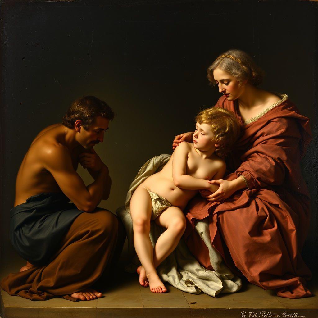 boy at the brothel scene by pietro aretino by Free AI Image Generator & Maker - No login required✨ | AIGAZOU