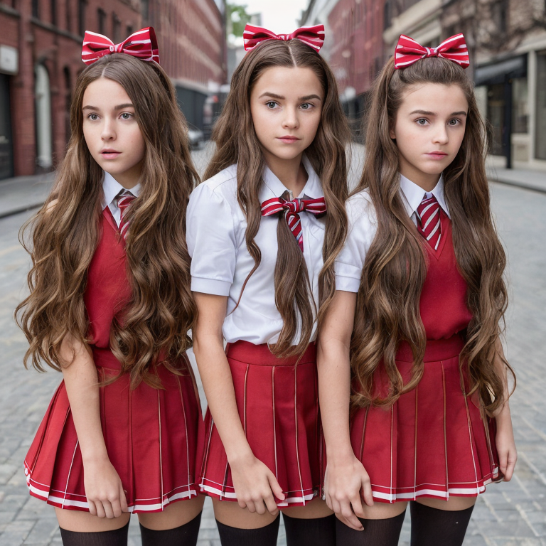 realistic movie cover three teenage women by Free AI Image Generator & Maker - No login required✨ | AIGAZOU