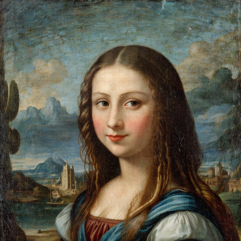 secret mona by Free AI Image Generator & Maker - No login required✨ | AIGAZOU