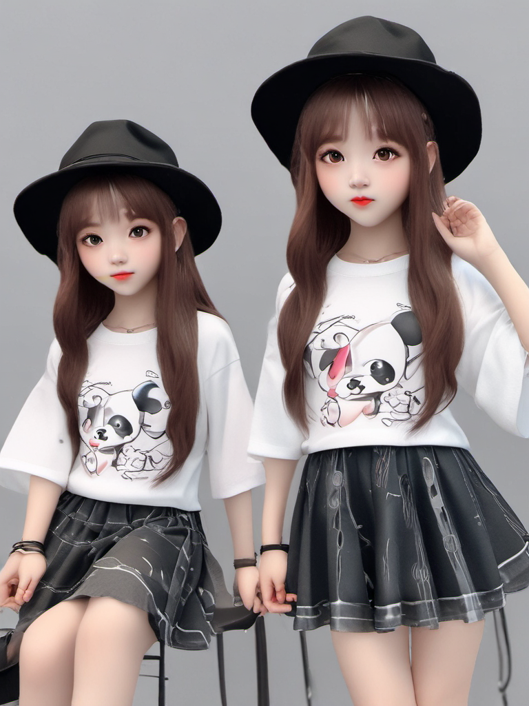 2025 schoolgirl summer fashion 3d model by Free AI Image Generator & Maker - No login required✨ | AIGAZOU