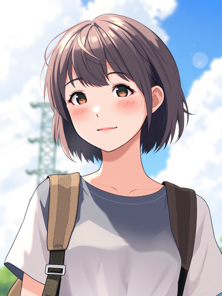 japanese boyish junior high student summer by Free AI Image Generator & Maker - No login required✨ | AIGAZOU