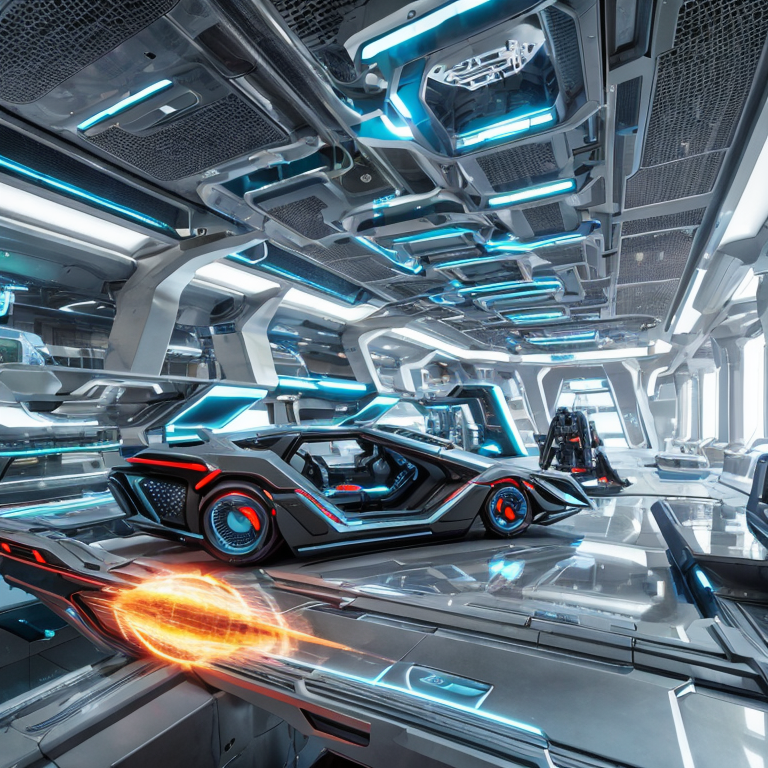 futuristic scene by Free AI Image Generator & Maker - No login required✨ | AIGAZOU