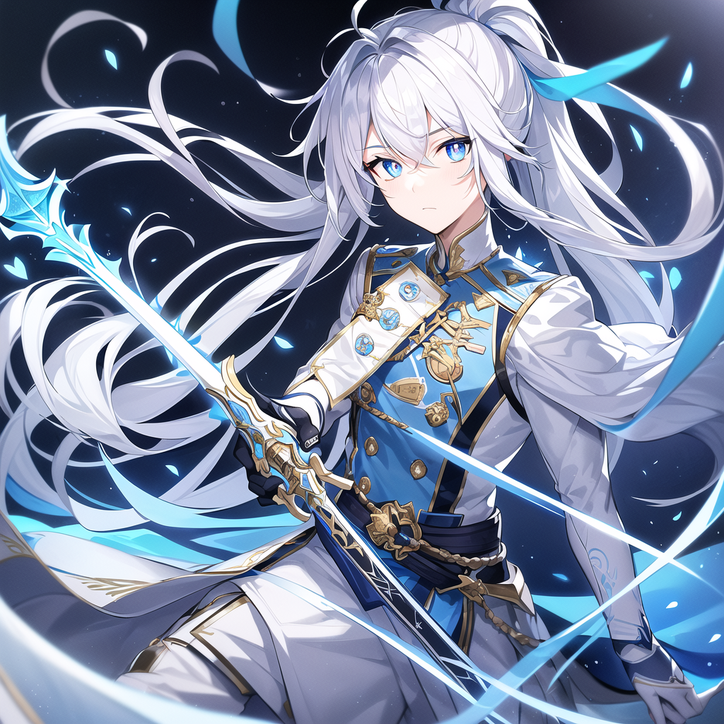 blue eyed boy with unicorn horn hair by Free AI Image Generator & Maker - No login required✨ | AIGAZOU
