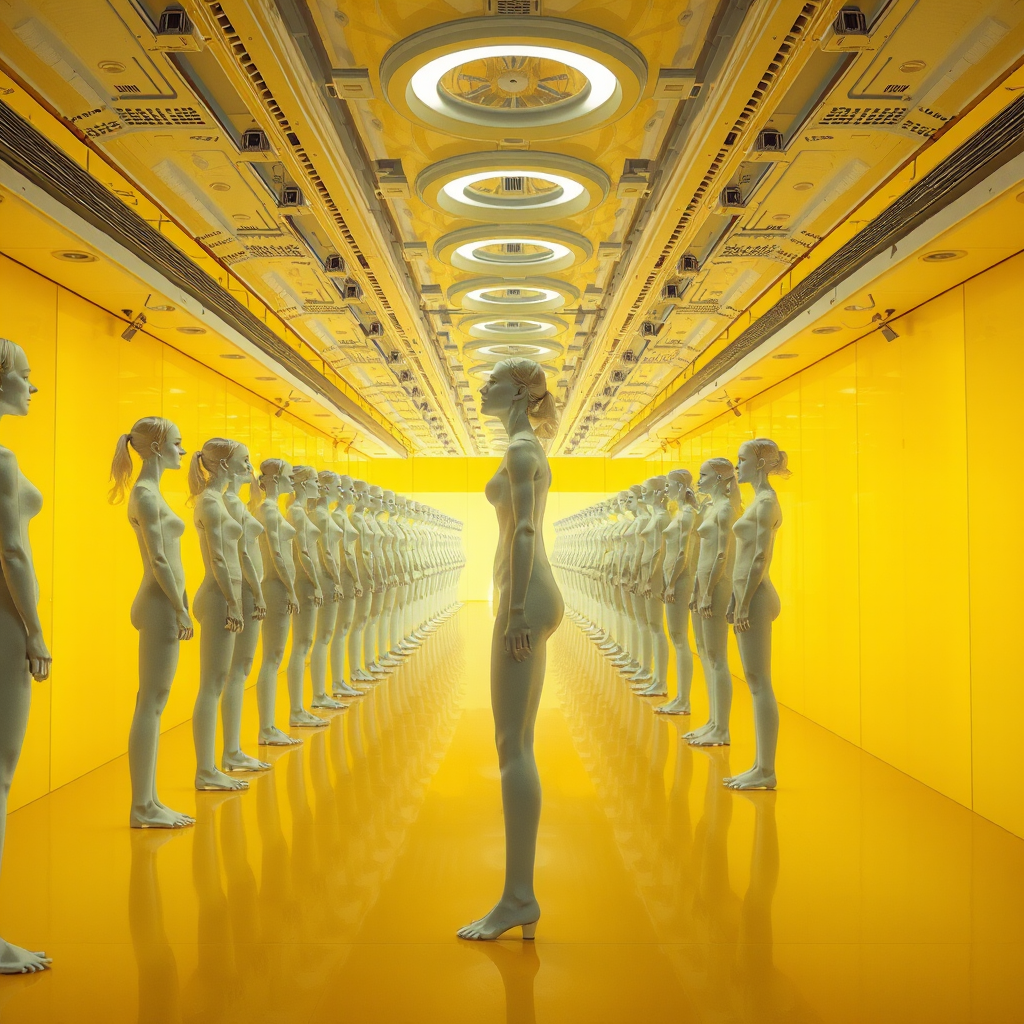 fantasy space in science fiction women in line by Free AI Image Generator & Maker - No login required✨ | AIGAZOU