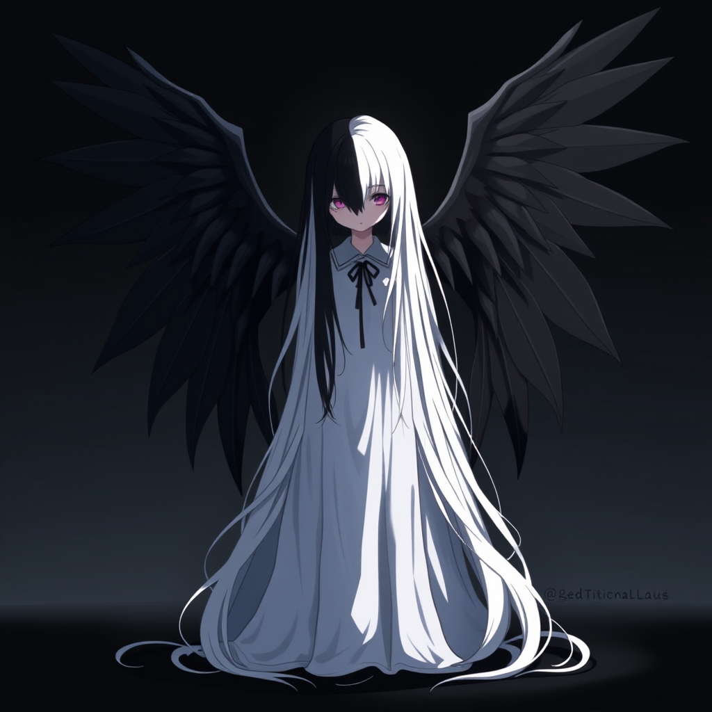 anime fallen girl dark world grudge by Free AI Image Generator & Maker - No login required✨ | AIGAZOU