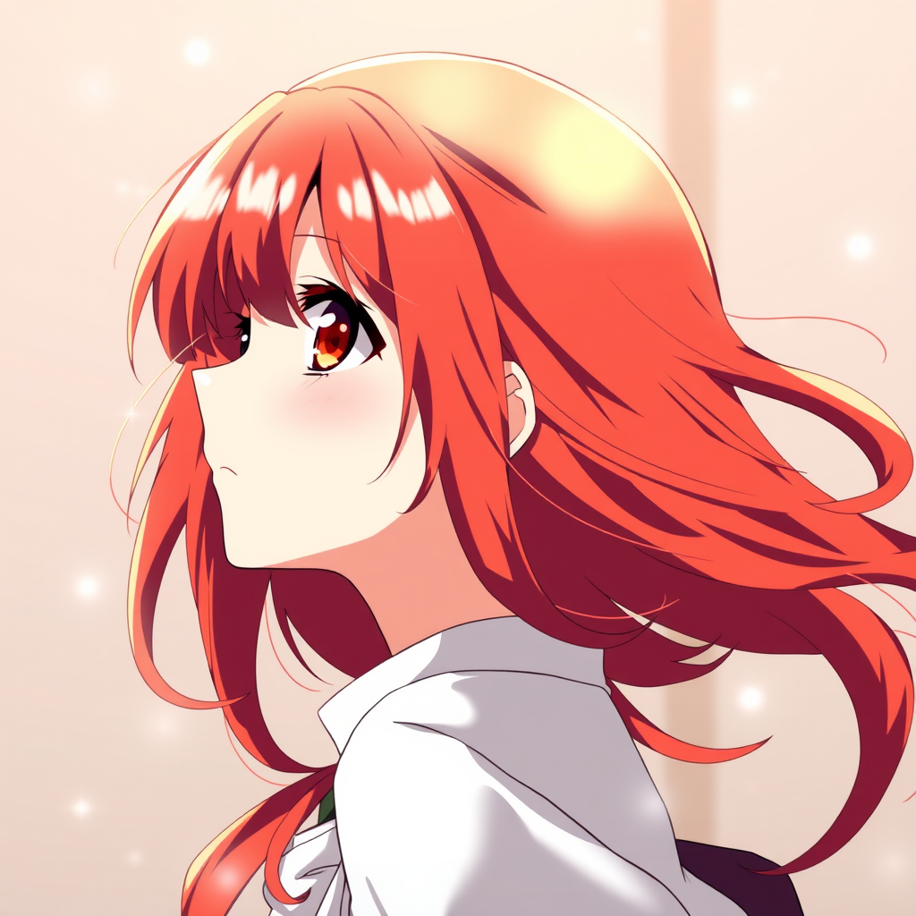 anime red hair by Free AI Image Generator & Maker - No login required✨ | AIGAZOU