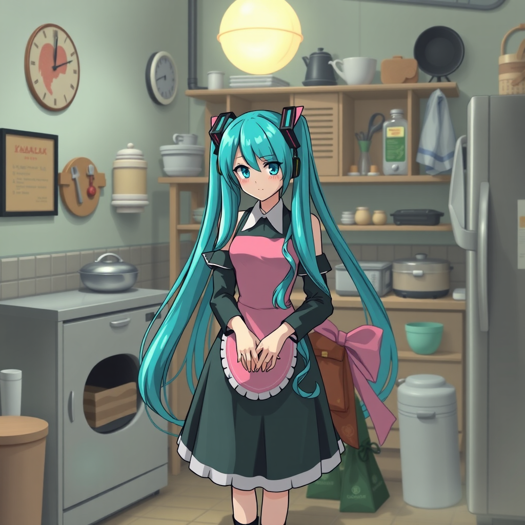 hatsune miku married woman by Free AI Image Generator & Maker - No login required✨ | AIGAZOU