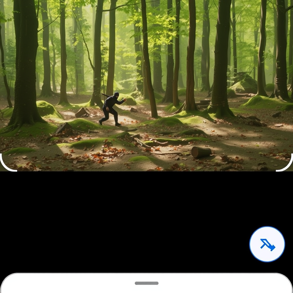 ninja surrounded by forest by Free AI Image Generator & Maker - No login required✨ | AIGAZOU