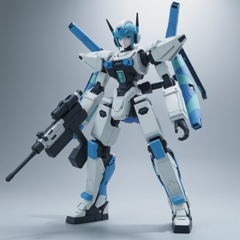hatsune miku robot futuristic design by Free AI Image Generator & Maker - No login required✨ | AIGAZOU