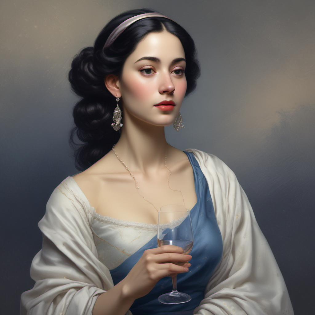 young woman night sky contemplation by Free AI Image Generator & Maker - No login required✨ | AIGAZOU