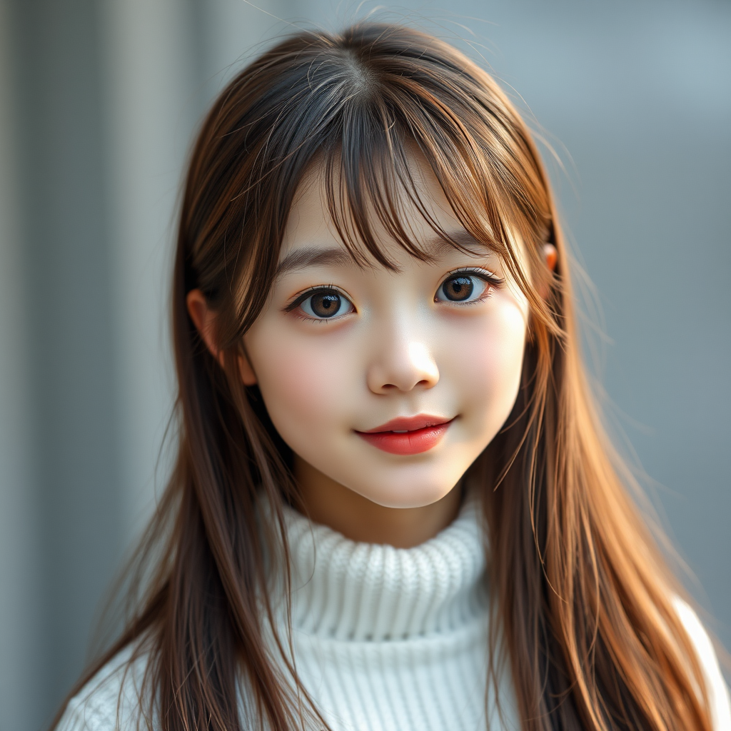 cute japanese girl long hair doll like by Free AI Image Generator & Maker - No login required✨ | AIGAZOU