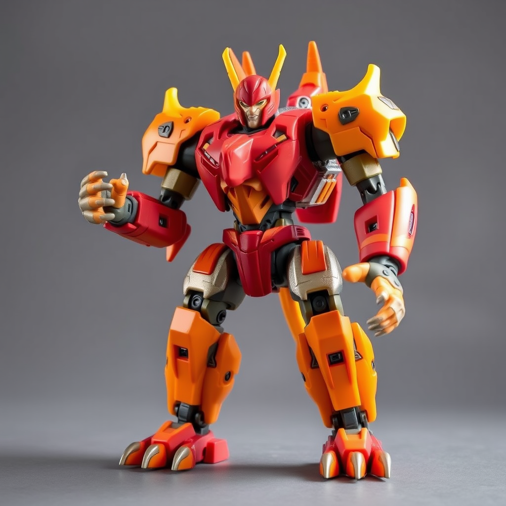 beast wars toy robot stands by Free AI Image Generator & Maker - No login required✨ | AIGAZOU