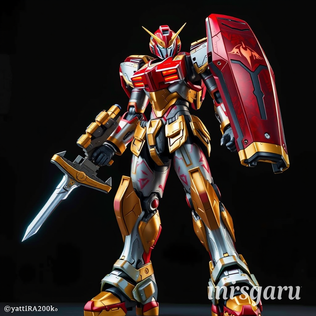 red orange robot dragon head by Free AI Image Generator & Maker - No login required✨ | AIGAZOU