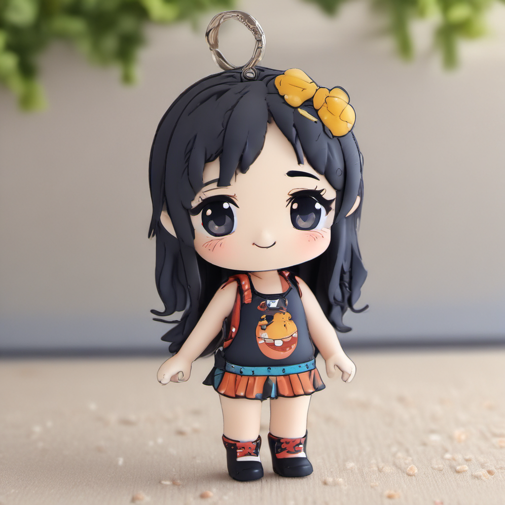 cute kawaii smiling girl colorful swimsuit by Free AI Image Generator & Maker - No login required✨ | AIGAZOU