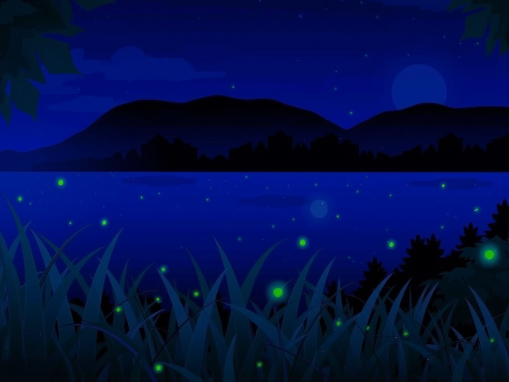 fireflies dance for love in mountains by Free AI Image Generator & Maker - No login required✨ | AIGAZOU
