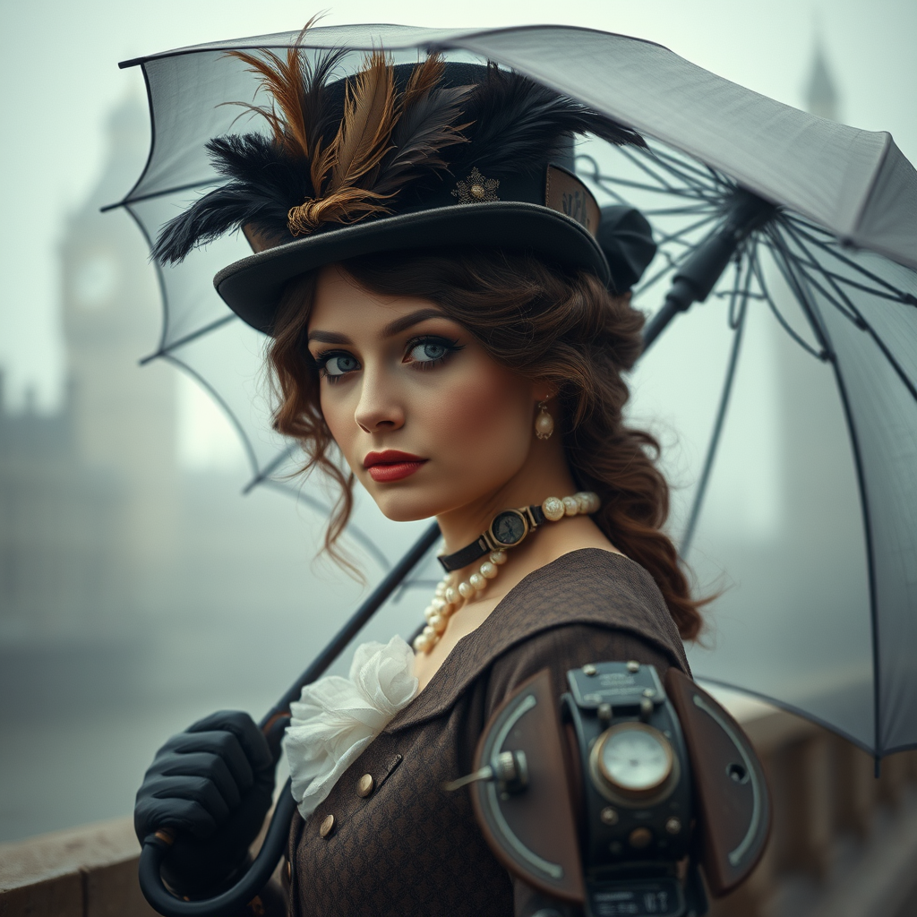 london beauty steampunk victorian style vintage by Free AI Image Generator & Maker - No login required✨ | AIGAZOU