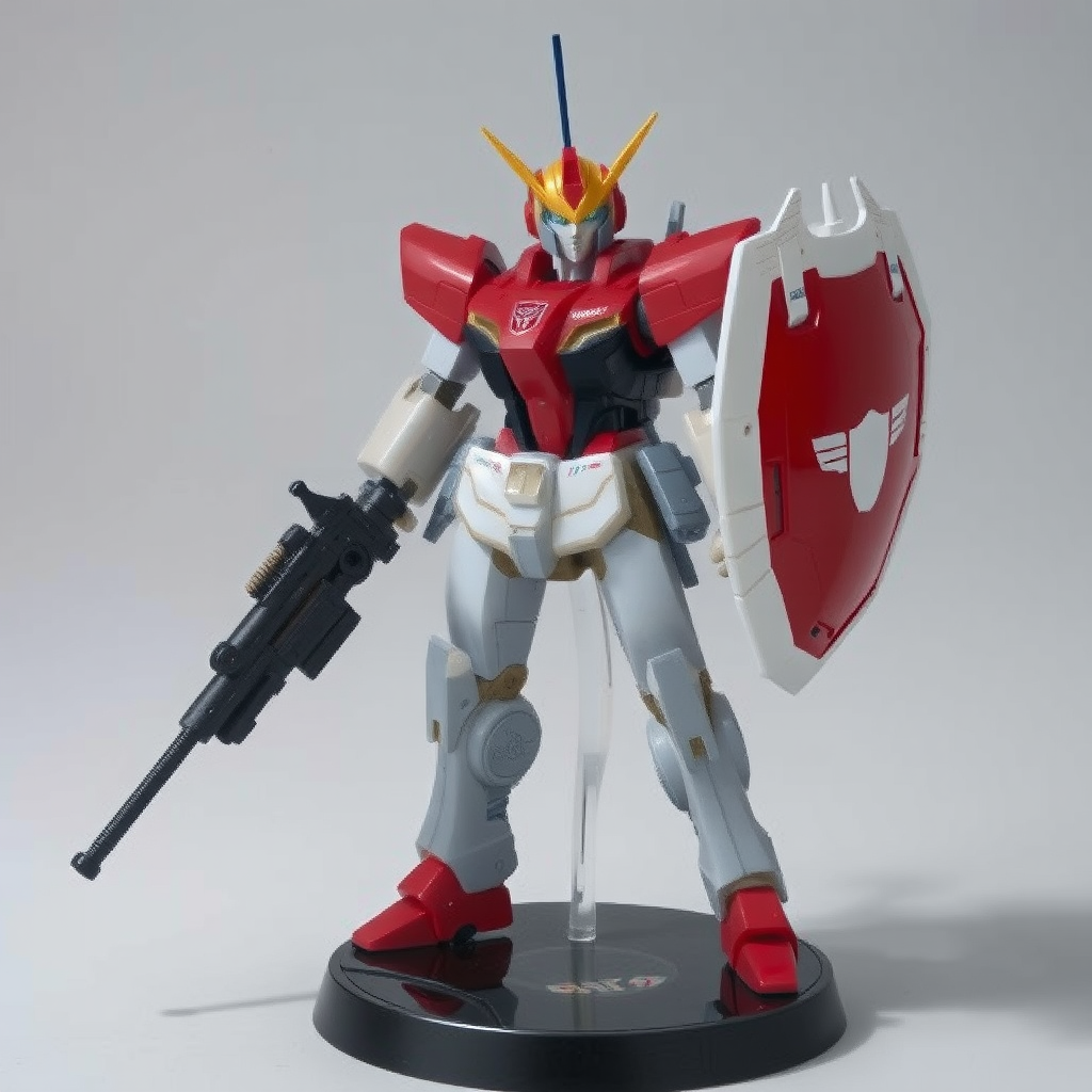 transformer toy robot stands by Free AI Image Generator & Maker - No login required✨ | AIGAZOU