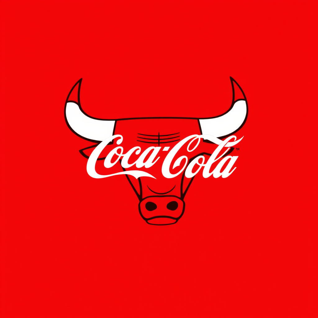 chicago bulls coca cola logo by Free AI Image Generator & Maker - No login required✨ | AIGAZOU