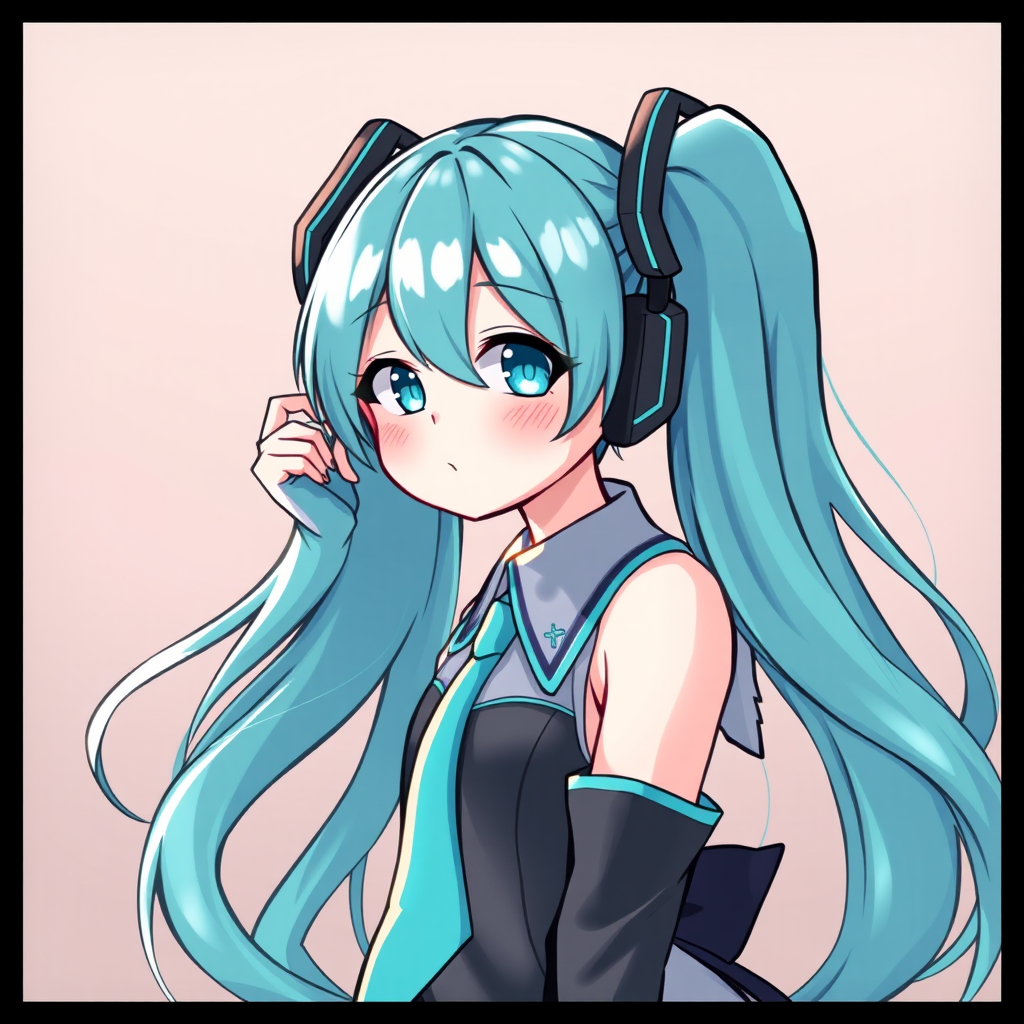hatsune miku moe by Free AI Image Generator & Maker - No login required✨ | AIGAZOU
