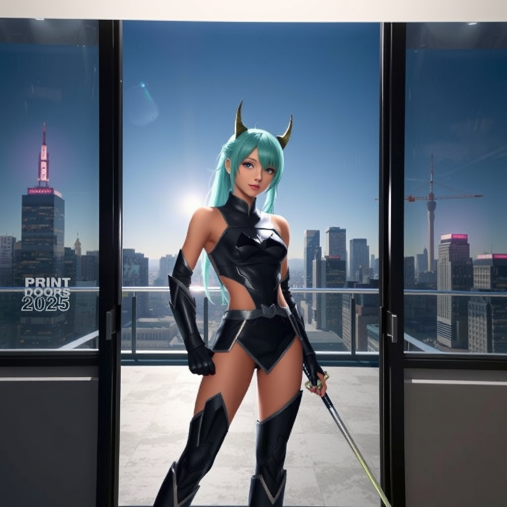 hatsune miku futuristic batman samurai armor by Free AI Image Generator & Maker - No login required✨ | AIGAZOU