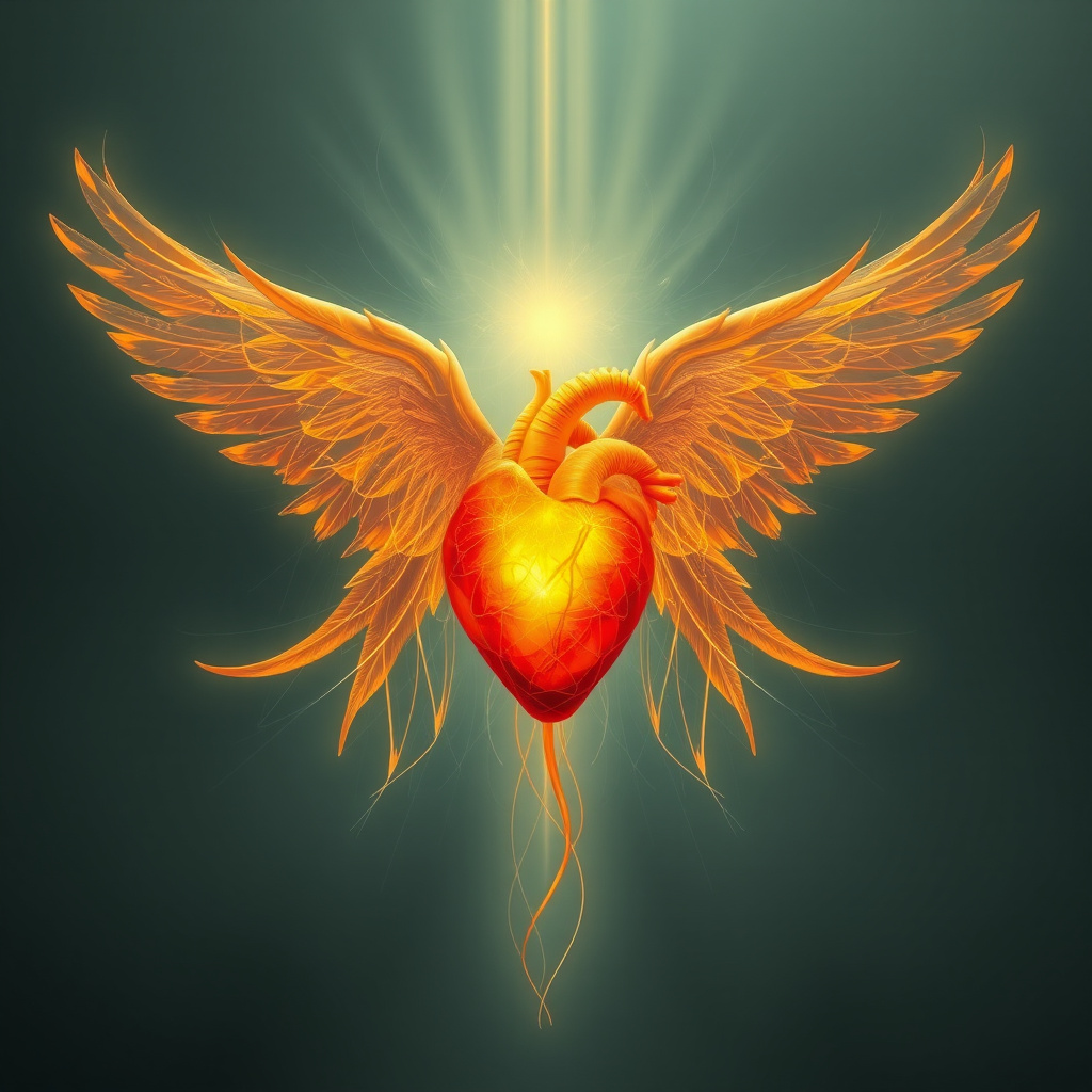 abstract concept pure heart god like by Free AI Image Generator & Maker - No login required✨ | AIGAZOU