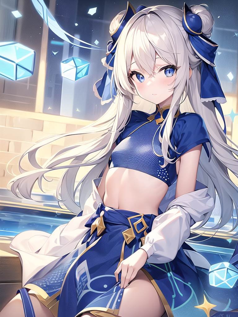cute beautiful girl small chest online world by Free AI Image Generator & Maker - No login required✨ | AIGAZOU