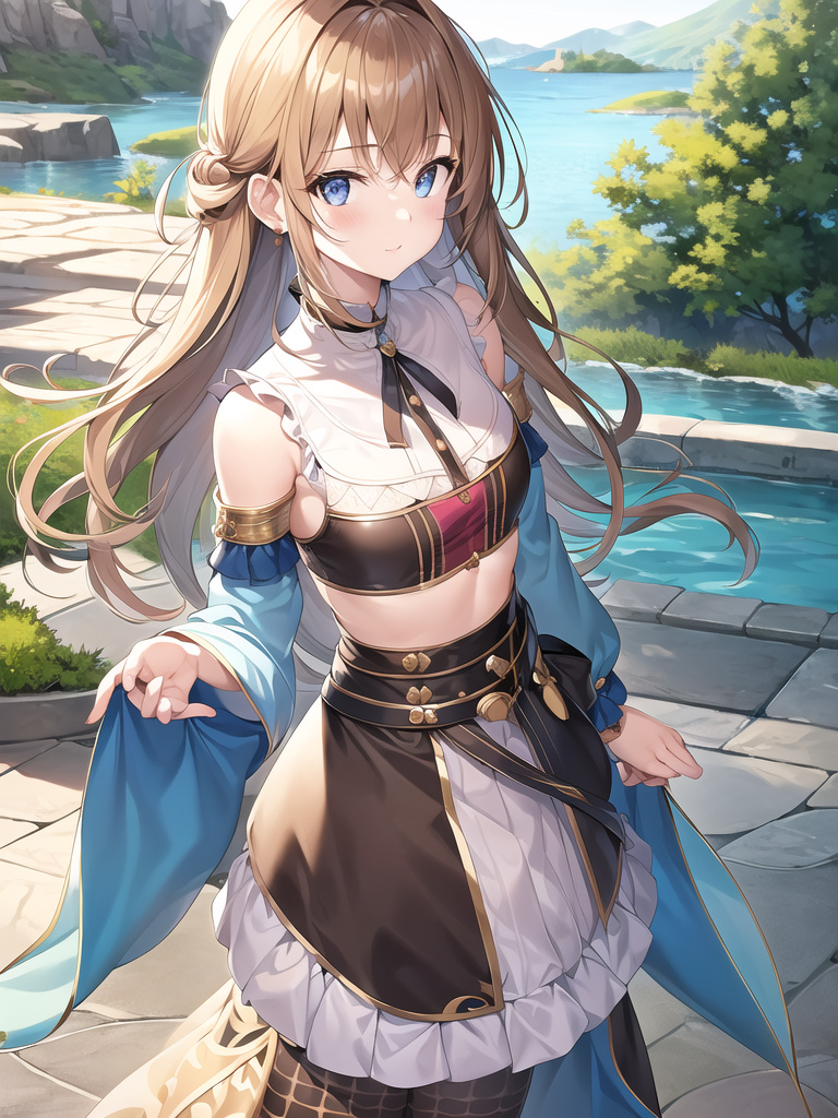 cute beautiful girl small chest by Free AI Image Generator & Maker - No login required✨ | AIGAZOU