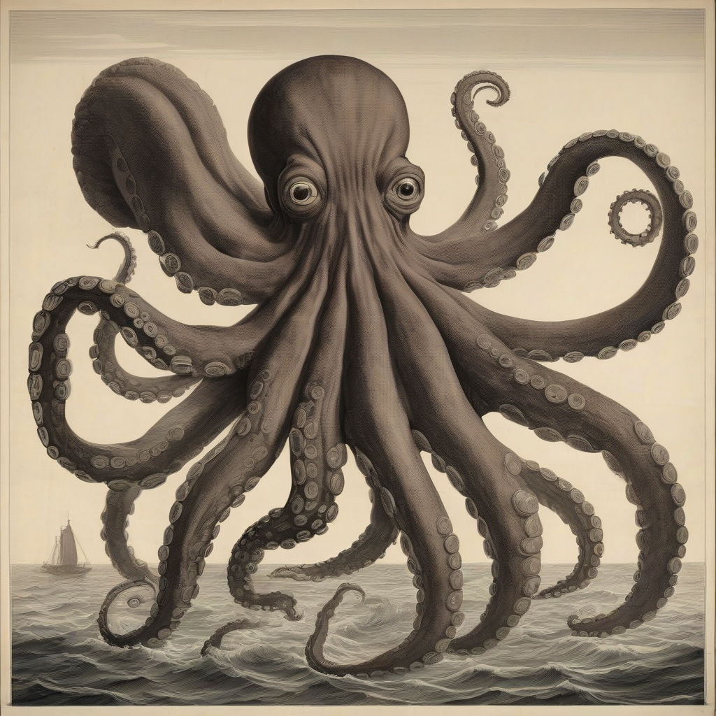 giant octopus by Free AI Image Generator & Maker - No login required✨ | AIGAZOU