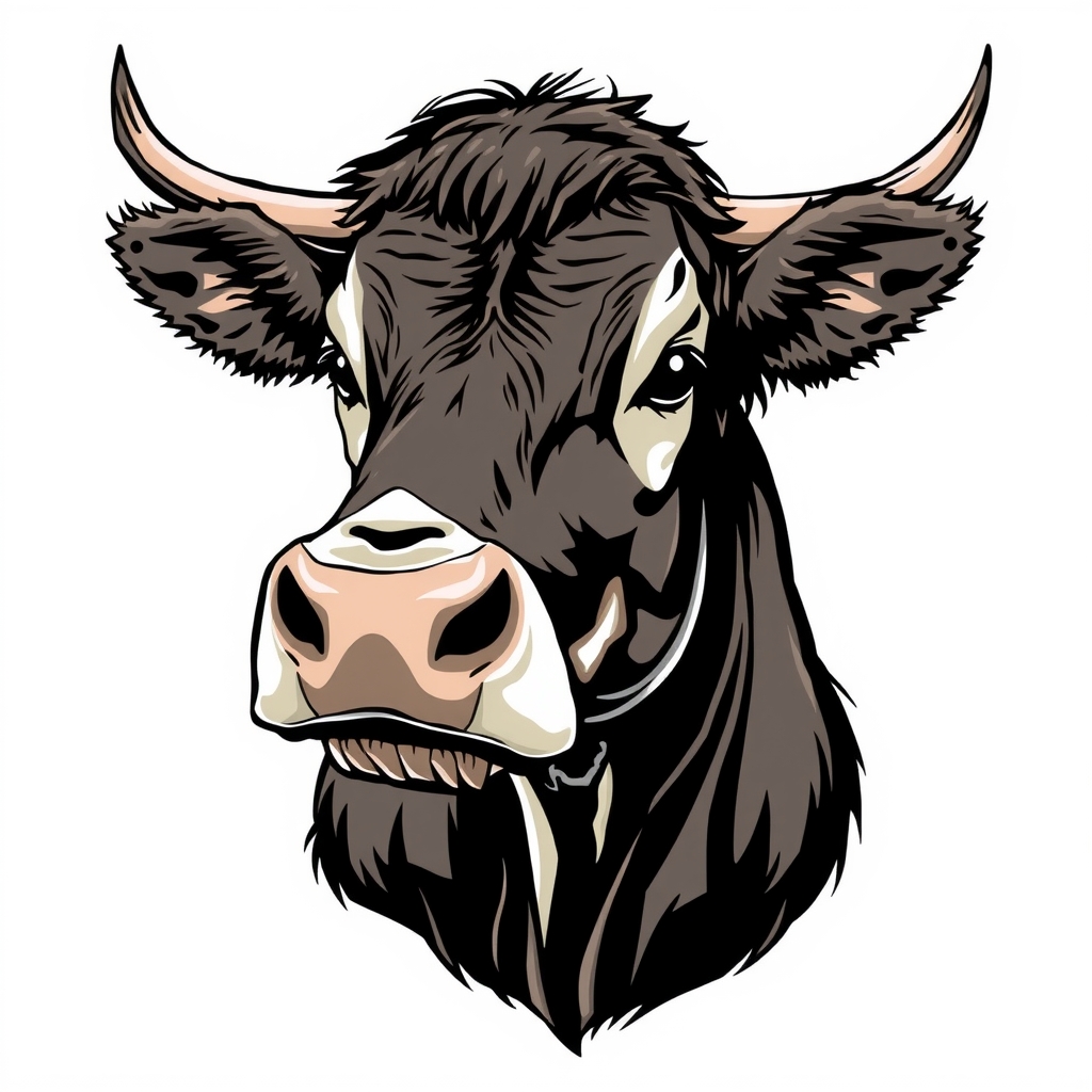 cow head by Free AI Image Generator & Maker - No login required✨ | AIGAZOU