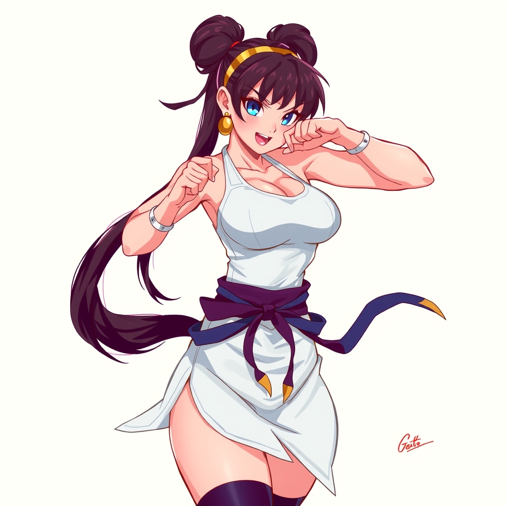an image of chun li by Free AI Image Generator & Maker - No login required✨ | AIGAZOU