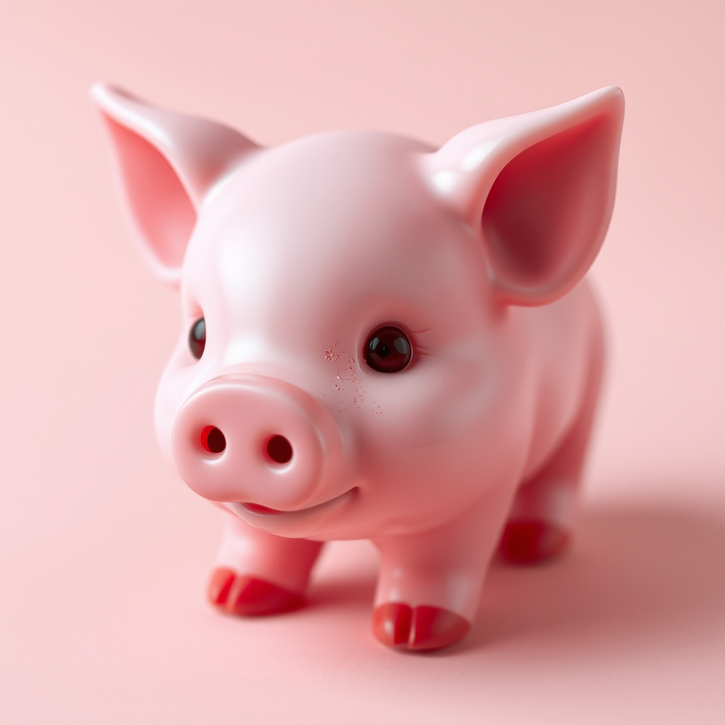 sugar art cute piglet pink strawberry chocolate by Free AI Image Generator & Maker - No login required✨ | AIGAZOU
