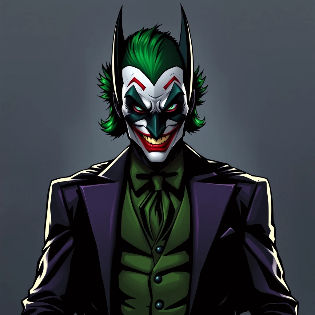 joker as batman by Free AI Image Generator & Maker - No login required✨ | AIGAZOU