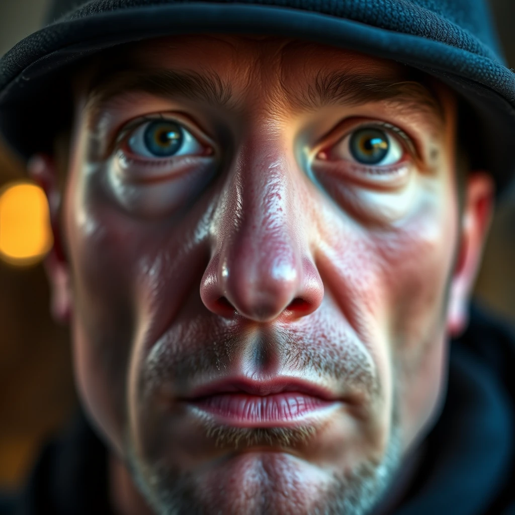 man with runny nose by Free AI Image Generator & Maker - No login required✨ | AIGAZOU
