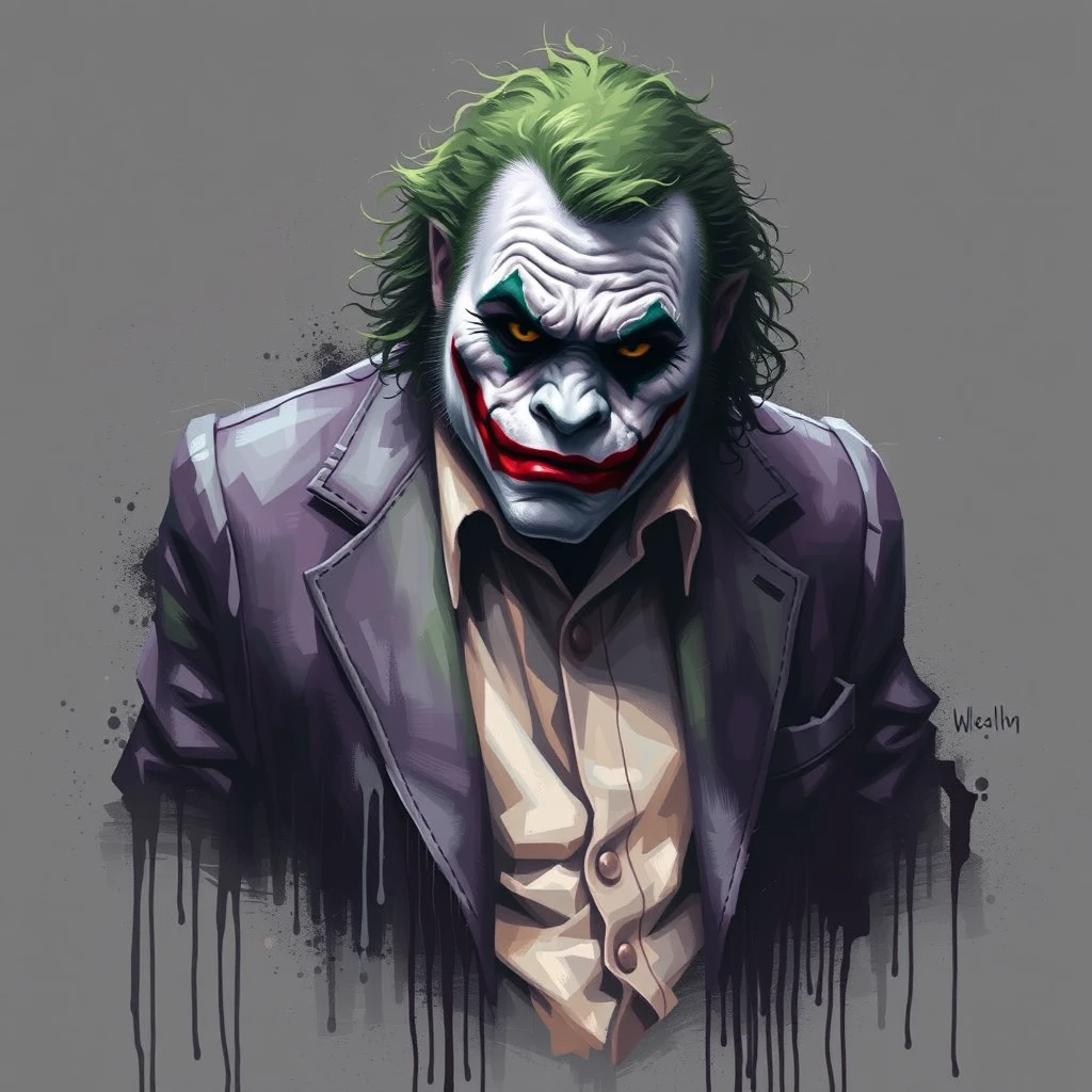 joker as gorilla by Free AI Image Generator & Maker - No login required✨ | AIGAZOU
