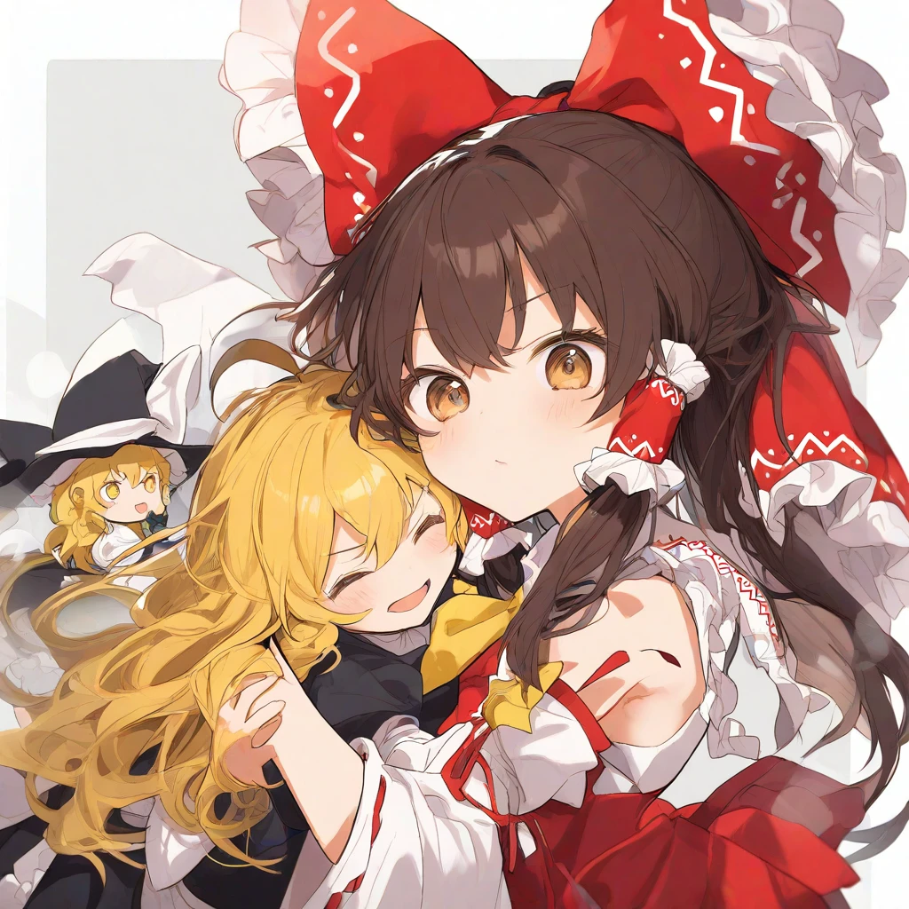 reimu marisa by Free AI Image Generator & Maker - No login required✨ | AIGAZOU