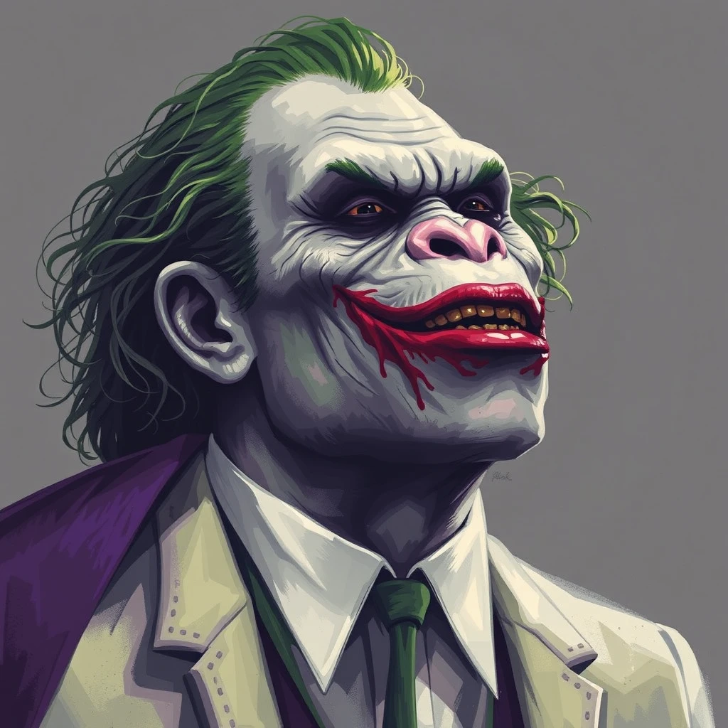 joker as gorilla by Free AI Image Generator & Maker - No login required✨ | AIGAZOU