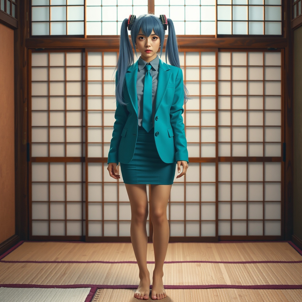 photorealistic portrait japanese woman hatsune miku by Free AI Image Generator & Maker - No login required✨ | AIGAZOU