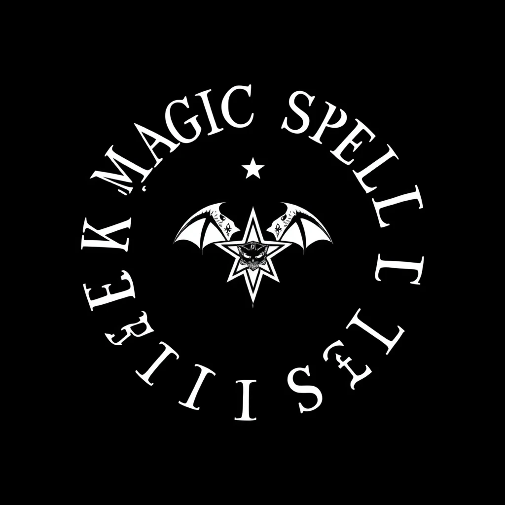 black background white text magic circle by Free AI Image Generator & Maker - No login required✨ | AIGAZOU
