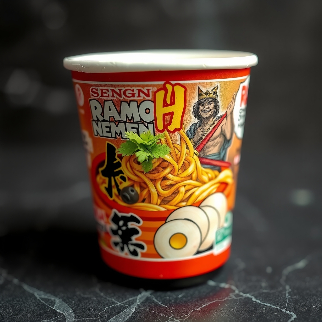 cup noodles raoh by मुफ्त एआई छवि जनरेटर - बिना लॉगिन के✨ | AIGAZOU